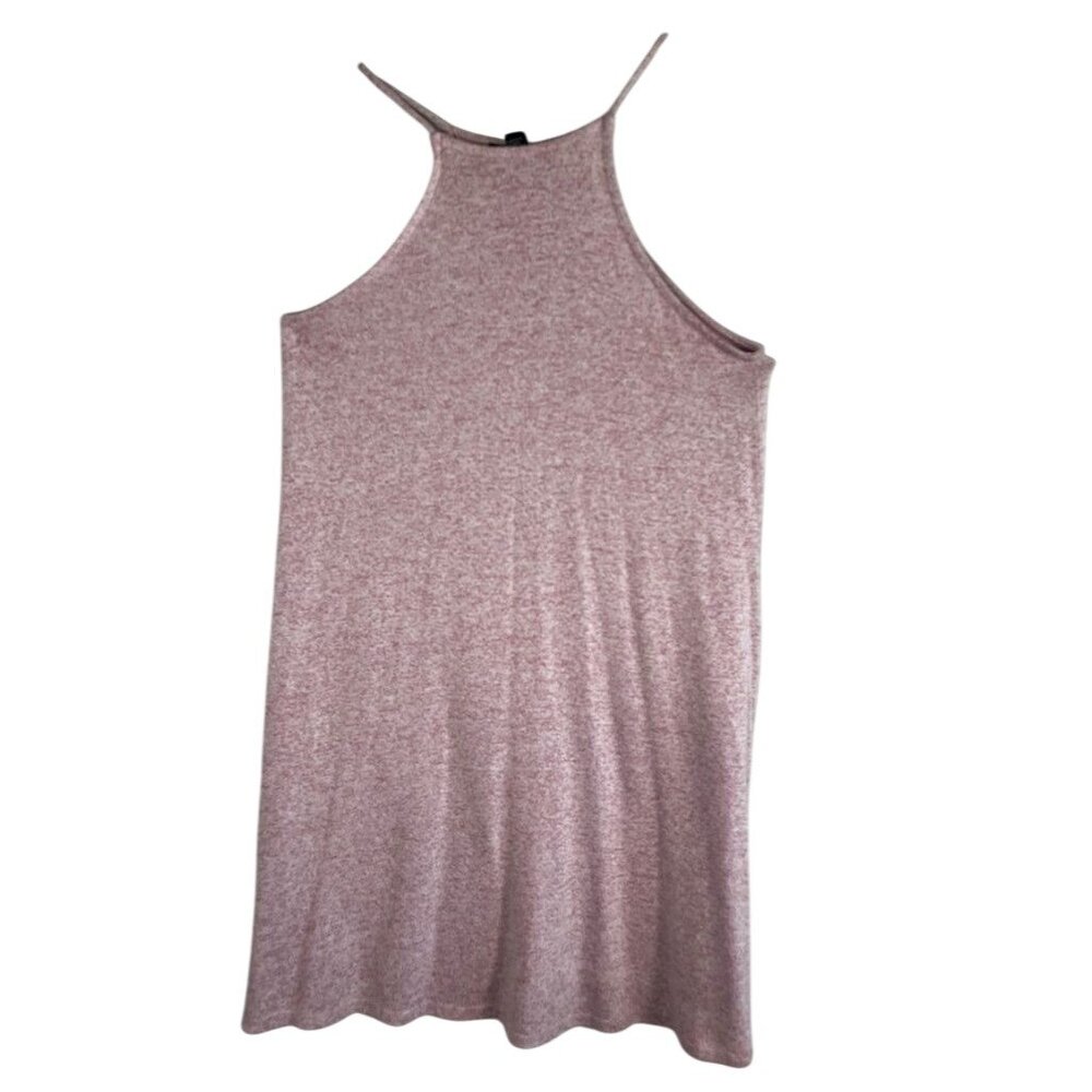 Forever 21 Halter Mini Dress Pink XS Summer Festival Casual Sundress Concert